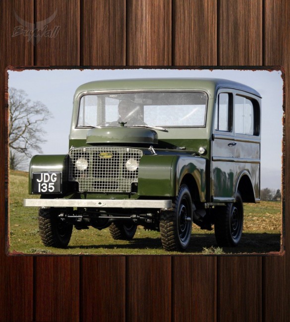 Металлическая табличка Land Rover Series I 80 Tickford Station Wagon Металлическая табличка Land Rover Series I 80 Tickford Station Wagon